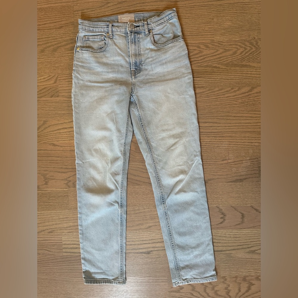 Everlane The Cheeky Jean Light Wash High Waist